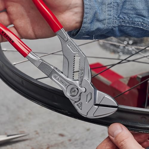 KNIPEX Tools - Pliers Wrench, Chrome (8603250), 10-Inch - size: 10-Inch, style: Wrench, Chrome