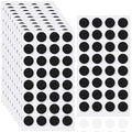 Nogeqi 320PCS Small Felt Pads, 3/8" Round Felt Dots with Adhesive Backing, Small Furniture Pads Self Adhesive Cushion Dots for Cabinet Door Bumpers Coasters Desks Drawers (Black)