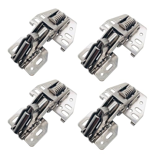 RV Soft Close Cabinet Hinges for Motorhome, Caravan, Camper & Travel Trailer - 4pc Overhead Cabinet Hinges