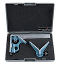 Accusize Industrial Tools 6'' 3 Pc Combination Square Ruler Set Protractor Satin, 4-R Graduation, 0000-8100 - size: 6" 4R