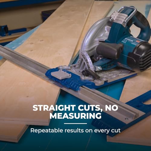 Kreg KMA2685 Rip-Cut Circular Saw Guide - Cutting Tool - Guide is Best for Regular (Side-Blade) Circular Saw - Ensure Compatibility Before Use - Woodworking Tools for Home Improvement - style: Jig Saw