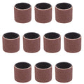 uxcell 1/2" x 1/2" Sanding Sleeves 240 Grits Sandpapers Band Drums 10 Pcs - size: 240 Grits