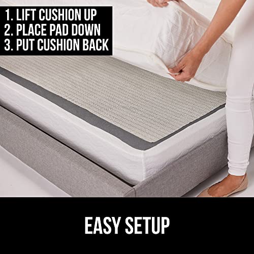 Gorilla Grip Non Slip Cushion Gripper to Prevent Sliding, 22x70 - size: 22x70 Sofa - Standard