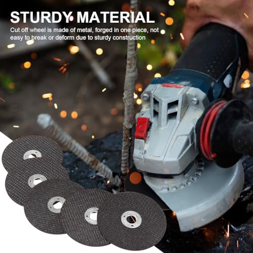 5Pcs Cutting Wheel for Drill,with 1/4 Stem Mandrel,Sturdy Replacement Cut Off Wheel Set for Die Grinder,Metal Cutting Discs for Cutting Steel,Bronze,Brass,Nut,Bolt,Screw,Copper