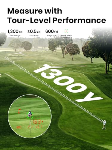 MILESEEY G1 Touchscreen & GPS Rangefinder with 43000+ Built-in Golf Courses