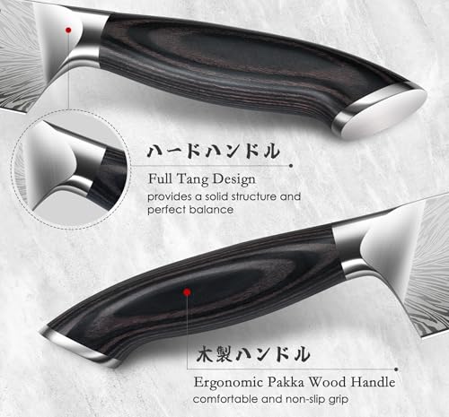 5PCS Knife Set, Kitchen Knife Sets in Powder Steel - size: 5PCS Knife Set
