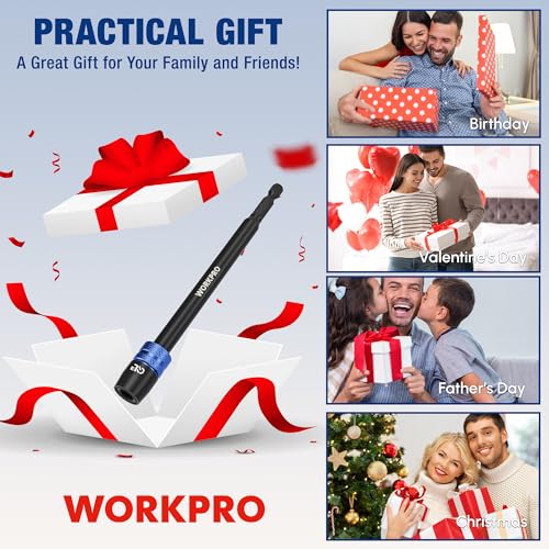 WORKPRO Drill Bit Extension, 6" Drill Screwdriver Bit Holder - style: 6"