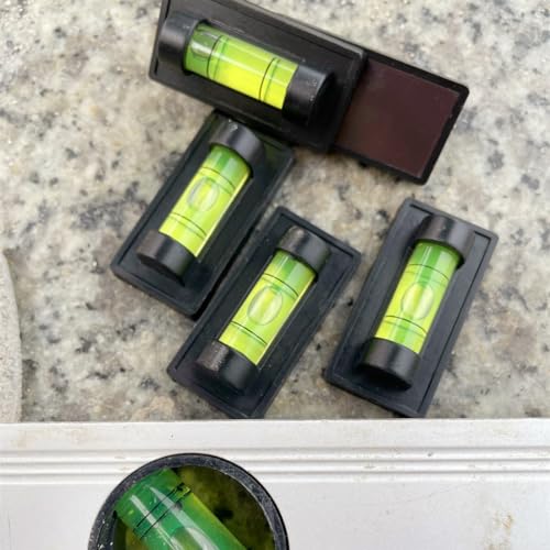 5Pcs Standard Bubble Levels Magnetic Magnet Bubble Spirit Level for Leveling RV, Camper, Travel Trailer, Camping, Turntable, Phonograph, Tripod - size: Style A, Magnetic