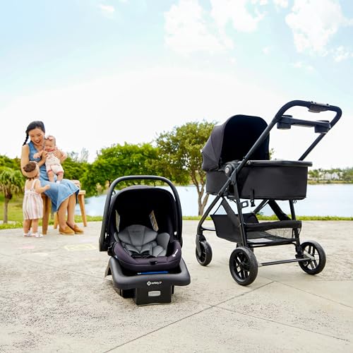Safety 1st Grow and Go Flex 8-in-1 Car Seat Stroller Combo, Baby Stroller Travel Systems for Infants 4-30 lbs, Stroller and Carseat Combo Set, Night Rider - color: Night Rider