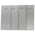 4 Pieces Diamond Sharpening Stone Set,Diamond Lapping Plate Coarse/Medium/Fine Grit Sharpener,400/600/1000/1200 Grit - size: 400/600/1000/1200 Grit