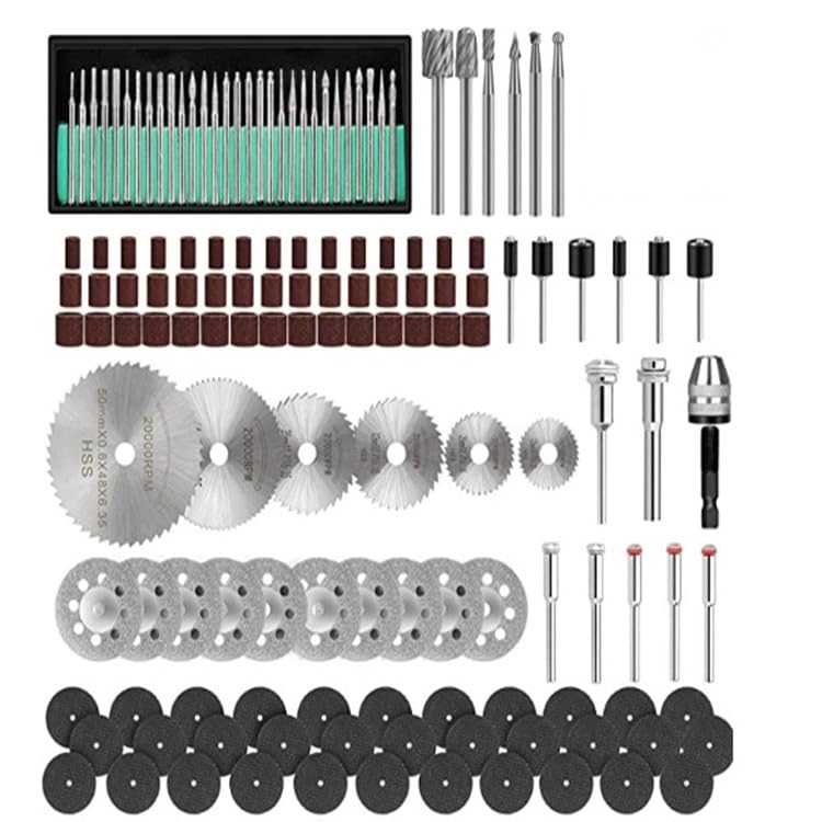 147-Piece Rotary Tool Accessories Kit – Cutting/Polishing/Grinding Set for Wood, Metal, Glass, Stone | Pro-Grade DIY & Craft Master Kit