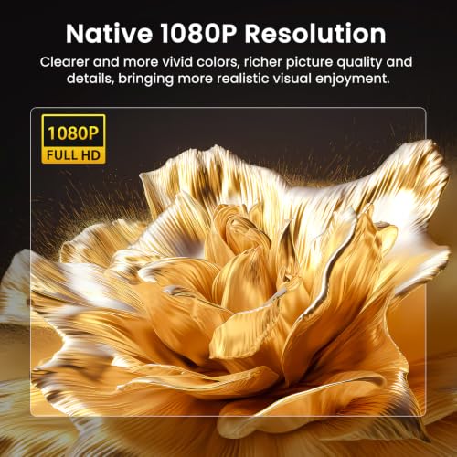 HAPPRUN Native 1080P Outdoor Smart Projector-Standard - style: Standard