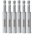 Geinxurn 6PACK Stainless Screwdriver Bit Holders, 3Inches Extension Socket Drill Bit Magnetic Holder Hex Shank Quick-Change Drill Bit Guide - size: 3 in