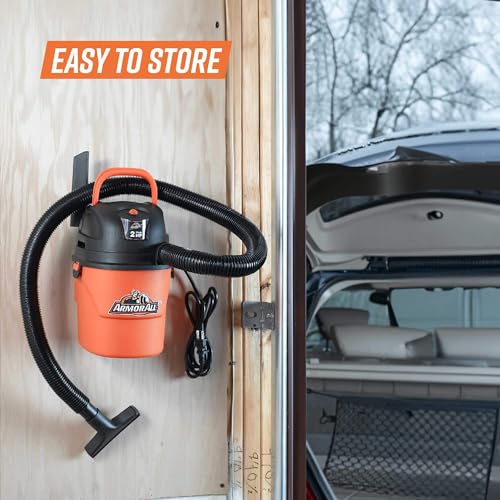 Armor All® AA155 1.5-Gallon 2 Peak HP Portable Wet/Dry Vacuum, Orange - style: 1.5 Gal Vac