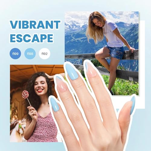 Beetles Gel Nail Polish Kit with U V Light - 32 Color 55 Pcs Gel Polish Set - color: Four Seasons Glow Pro - 32 Colors (55 Pcs)