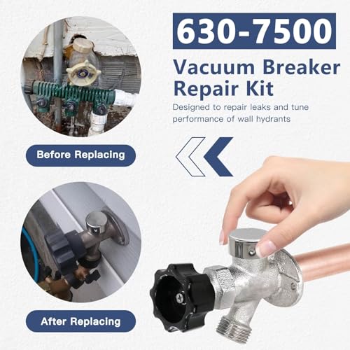 630-7500 Vacuum Breaker Repair Kit for PRI-ER 400 500 Series Faucets - Easy Installation Guaranteed