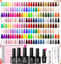 Beetles 110 PCS Gel Nail Polish Set, Fall Gel Polish Kit 100 Colors - color: Infinite Inspiration - 100 Colors (110 Pcs)