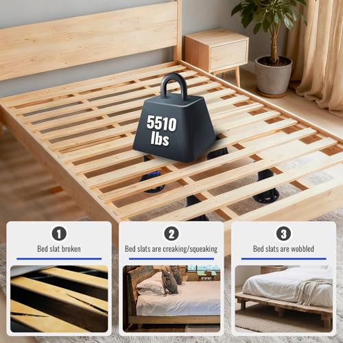 YHK 4PCS Adjustable Height Bed Support Legs 8.4-13.5 inch, Bed Frame Support Legs for Bed Slat, Bed Support Reinforcement Parts Bed Frame Support Replacement - size: 4PCS