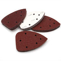 Mouse Detail Sander Sandpaper, 40 grit Palm Mouse Sander Pads, 40 PCS 6 Holes Hook and Loop Triangle Sandpaper by SANJIAN - color: P40