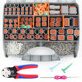 Newdeli 636PCS Deutsch Connector Kit 2 3 4 6 8 12 Pin DT Connectors with Deutsch Crimp Tool(14-20AWG) and Pin Removal Tool Size 16 Solid Contacts Waterproof Automotive Electrical Wire Connectors - size: DT Connector 636 Pcs Multi-Pin Kit