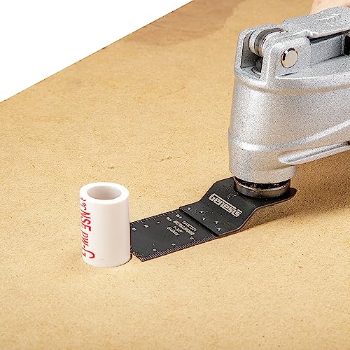 Genesis Oscillating Tool 3.5 Amp Oscillating Multi Tool with 3.7° Oscillation Angle, 6 Variable-Speeds with 16-Piece Accessory Set, Storage Box, Carrying Bag, and 2 Year Warranty (GMT35T) - size: 3.5 Amp Tool-less Blade Change