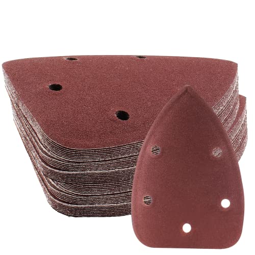 25 Pcs Mouse Detail Sander Sandpaper, 150 Grit, 5 Hole - size: 150 Grit - 25 Pcs