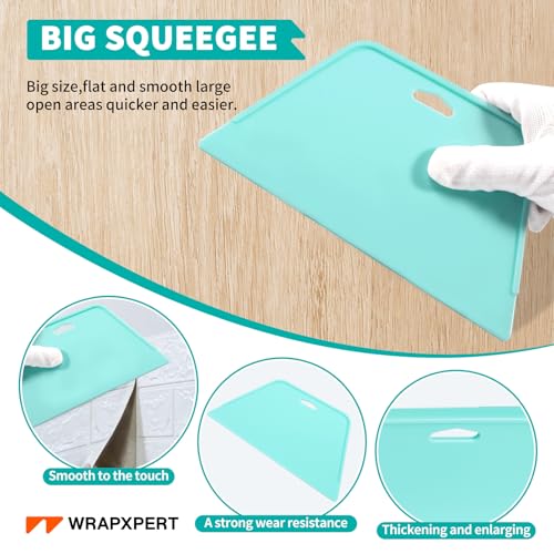 WRAPXPERT Wallpaper Smoothing Tool,Wallpaper Tools Included Felt Squeegee,Craft Knife,Wallpaper Brush,Wallpaper Scraper Tool for Peel and Stick Wallpaper,Window Tint Film,Wallpaper Adhesive - color: 03 Pro Kit