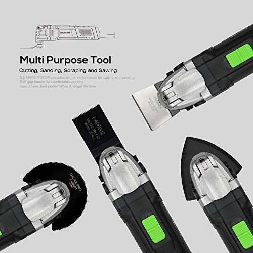 GALAX PRO Corded Oscillating Multi Tool Kit 3.5A with 30Pcs Accessories - style: 3.5 Amp
