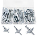 100Pcs 3 Sizes Hollow Wall Anchors for Drywall Ceiling - size: 3 Size 100pcs