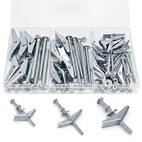 100Pcs 3 Sizes Hollow Wall Anchors for Drywall Ceiling - size: 3 Size 100pcs
