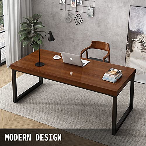 VEVOR Set of 2 Steel Table Legs, 28”Height 23”Wide Dining Table Legs,Heavy Duty 3.1" Square Box Section Square Table Legs, 28x23x3.1 Inch Black Industrial Country Style Metal Dining Legs - size: 28"H x 23"W, style: Square