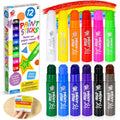 TBC The Best Crafts Paint Sticks for Kids Ages 2-8, 12 Classic Colors - color: 12