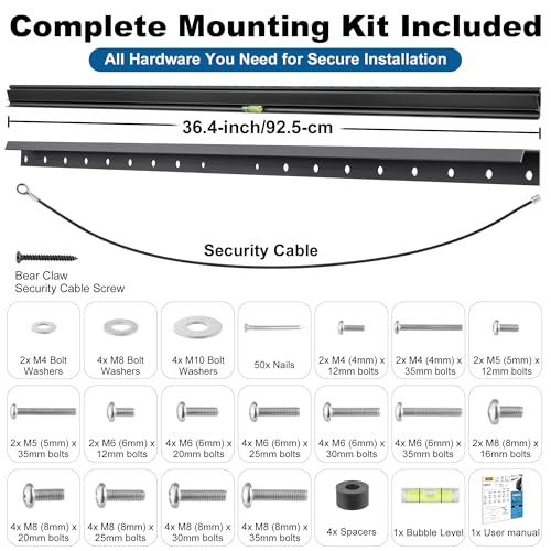 No Drill Drywall TV Wall Mount for 43-120 inch Extra Large Heavy TVs, Studless TV Bracket Holds Up to 200 lbs &VESA 900x600, Easy Install Ultra Slim Fixed Wall Mount for 65+ 75+ 85 98 100 120 TVs - size: Fit 43 to 120 inches TVs, style: 1 SET