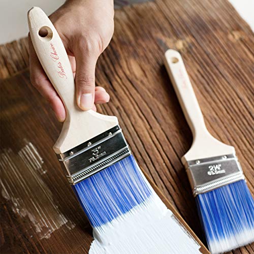 Bates- Paint Brushes- 2 Pack, Premium Paintbrush, Treated Wood Handle, Paint Brush