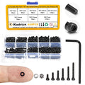 KADRICK 660Pcs M2 Screws Assortment,Hex Socket Head Cap M2 Bolts Kit - size: M2 660Pcs