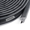 BBTO Weather Stripping Door Window Seal V-Shaped Foam Kerf,240 Feet,Black - color: Black, size: 240 Feet