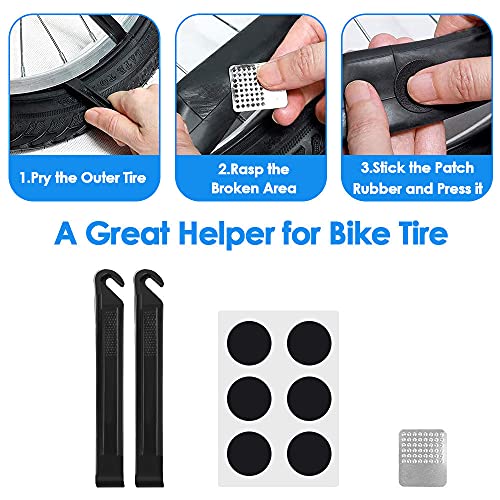 WOTOW 14 in 1 Bike Repair Tool Kit & Bike Saddle Bag - style: 14 in 1 Multitool (With Patch)