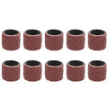 uxcell 1/2 Inch x 1/2 Inch Sanding Sleeves 80 Grits Sandpapers Band Drums 10 Pcs - size: 80 Grits