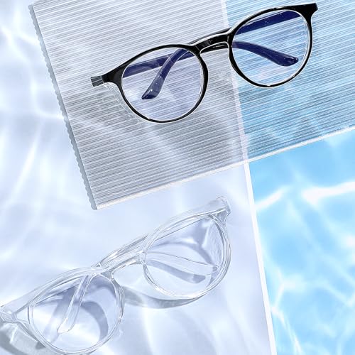 2 Pcs Safety Glasses Anti Fog Goggles Protective Eyewear Blue Light Blocking Anti Dust UV Protection Glasses