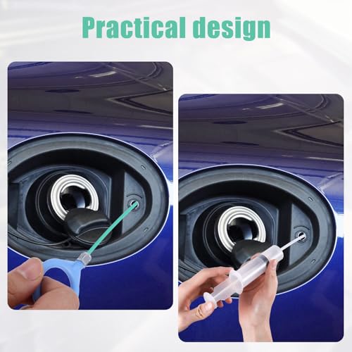 BOXOB 5pcs Sunroof Drain Cleaning Tool, 300cm/118in Flexible Long Pipe Cleaner with Drain Auger Piston & Piston Hose Round Handle Design Tube Cleaner Brush for Auto Car Sunroof Wiper Unclogger