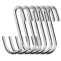 30 Pack 2.4 inches Heavy Duty S Hooks for Hanging, Pan Pot Holder Wire Shelves Rack Hooks for Hanging, S Shaped Hanger Metal Hooks for Kitchen Pots Utensils Jeans Clothes Bags Hats Towels Plants - size: 2.4 inch