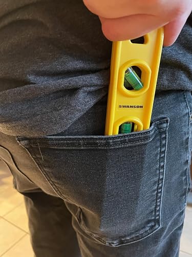 Swanson Tool TL011 9-Inch Speedlite Torpedo Level Yellow (Pack of 2) - size: 9" (Pack of 2), style: Speedlite® Torpedo Level
