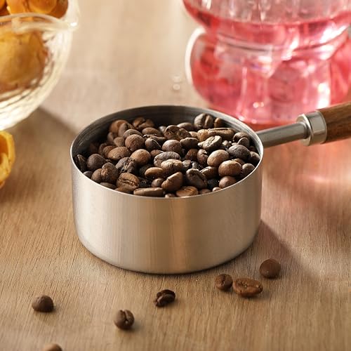 Stainless Steel Metal Measuring Cups and Spoons Set, 8 Pack