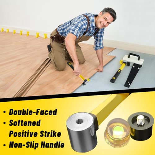 NACCOO Laminate Flooring Tools, 5in1 Floor Installation Kit for Vinyl Plank - size: 5pcs kit