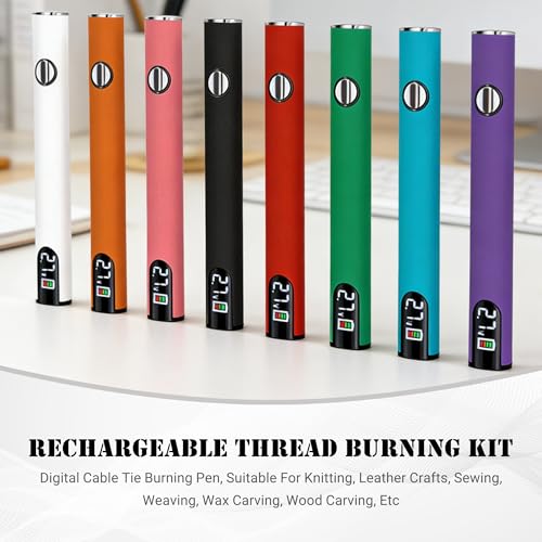 Linglong Xin Digital Cable tie Burning Pen(Purple) - color: Purple