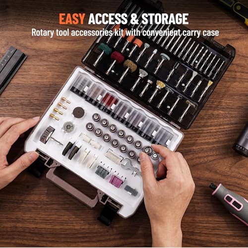 Katerk 420PCS Rotary Tool Accessories Kit Universal Drill Bit Tool Set