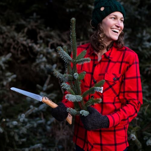 Opinel Folding Saw - Gardening and Camping Folding Carbon Steel Saw with Beechwood Handle - style: No.18