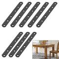 Sumnacon 8 Pcs Stainless Steel Flat Plates,6 Inch Mending Plate,Black - size: 6 Inch Black
