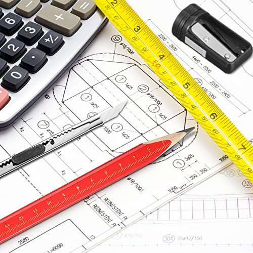 Clabby 10 Pcs Carpenter Pencils Flat Octagonal Construction Pencils