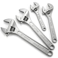 HORUSDY 4-Piece Adjustable Wrench Set, CR-V Steel, Adjustable Wrenches Set(6-inch, 8-inch, 10-inch, 12-inch) - style: 4pcs Adjustable Wrench Set